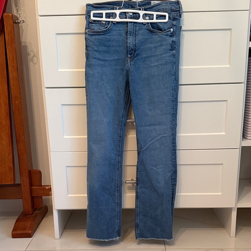 rag & bone Women's Straight Leg Jeans in Blue
